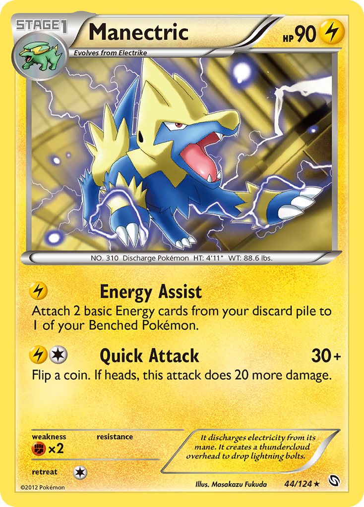 Manectric (44/124) [Black & White: Dragons Exalted] | Amazing Games TCG