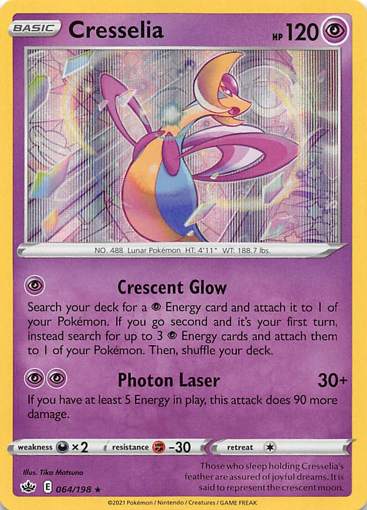 Cresselia (064/198) [Sword & Shield: Chilling Reign] | Amazing Games TCG