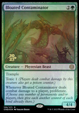 Bloated Contaminator [Phyrexia: All Will Be One Prerelease Promos] | Amazing Games TCG