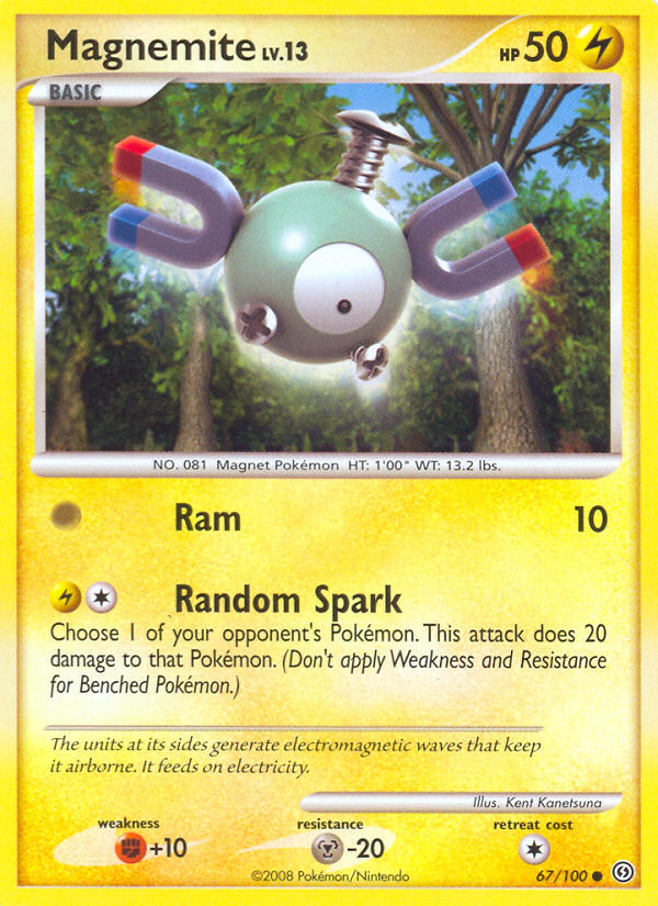 Magnemite (67/100) [Diamond & Pearl: Stormfront] | Amazing Games TCG