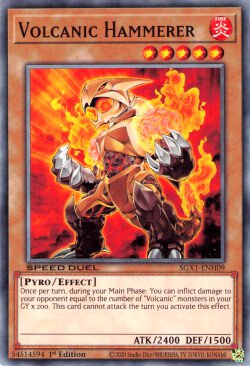 Volcanic Hammerer [SGX1-ENH09] Common | Amazing Games TCG