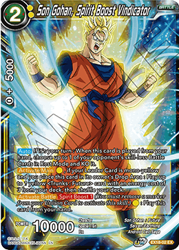 Son Gohan, Spirit Boost Vindicator (EX18-02) [Namekian Boost] | Amazing Games TCG