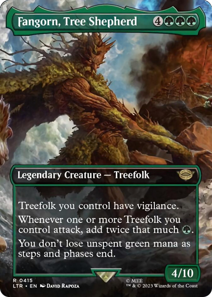 Fangorn, Tree Shepherd (Borderless Alternate Art) [The Lord of the Rings: Tales of Middle-Earth] | Amazing Games TCG