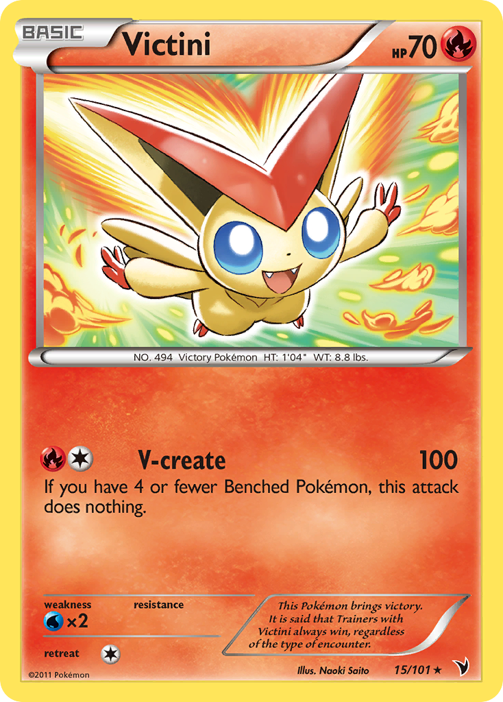 Victini (15/101) [Black & White: Noble Victories] | Amazing Games TCG