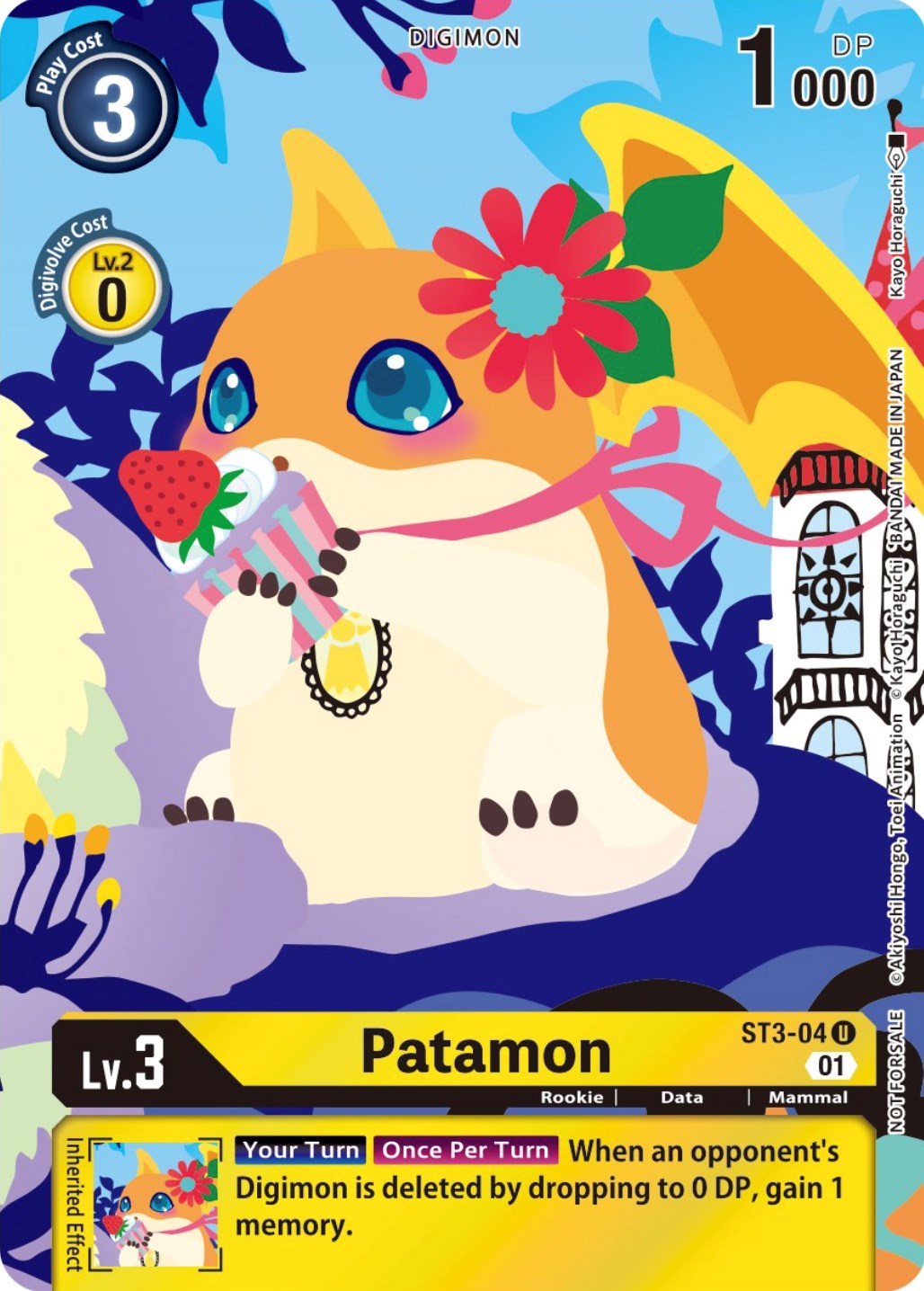 Patamon [ST3-04] (Tamer's Card Set 2 Floral Fun) [Starter Deck: Heaven's Yellow Promos] | Amazing Games TCG