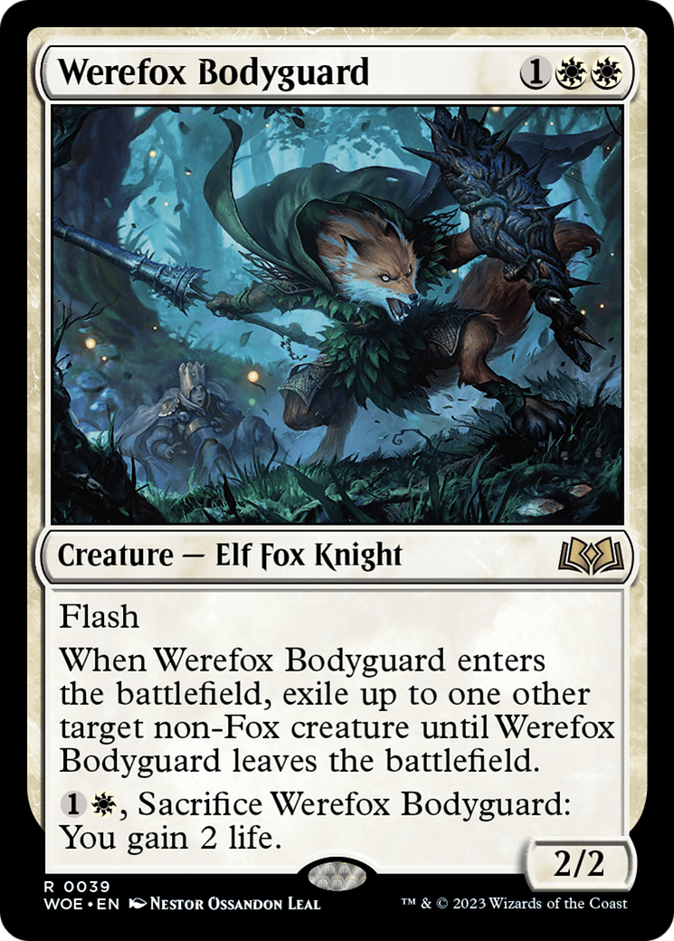 Werefox Bodyguard [Wilds of Eldraine] | Amazing Games TCG