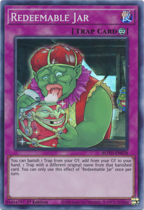 Redeemable Jar [ROTD-EN078] Super Rare | Amazing Games TCG