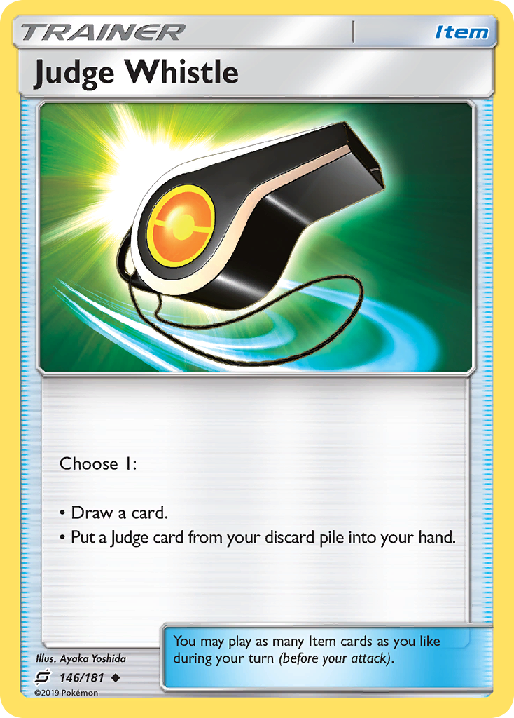 Judge Whistle (146/181) [Sun & Moon: Team Up] | Amazing Games TCG