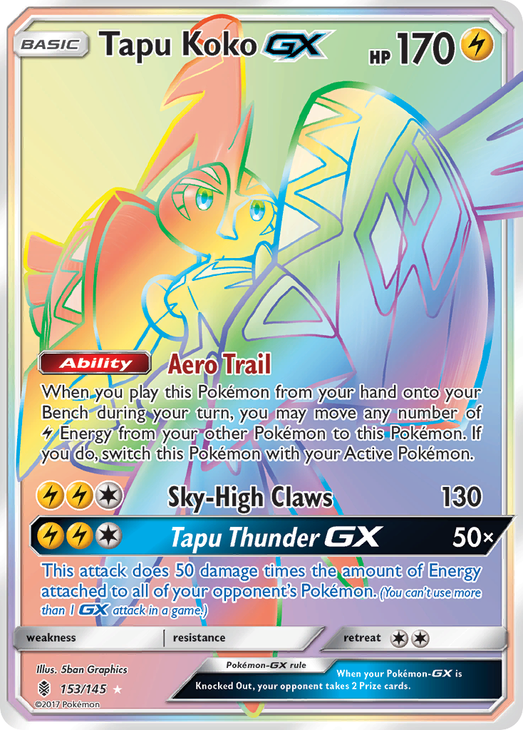 Tapu Koko GX (153/145) [Sun & Moon: Guardians Rising] | Amazing Games TCG