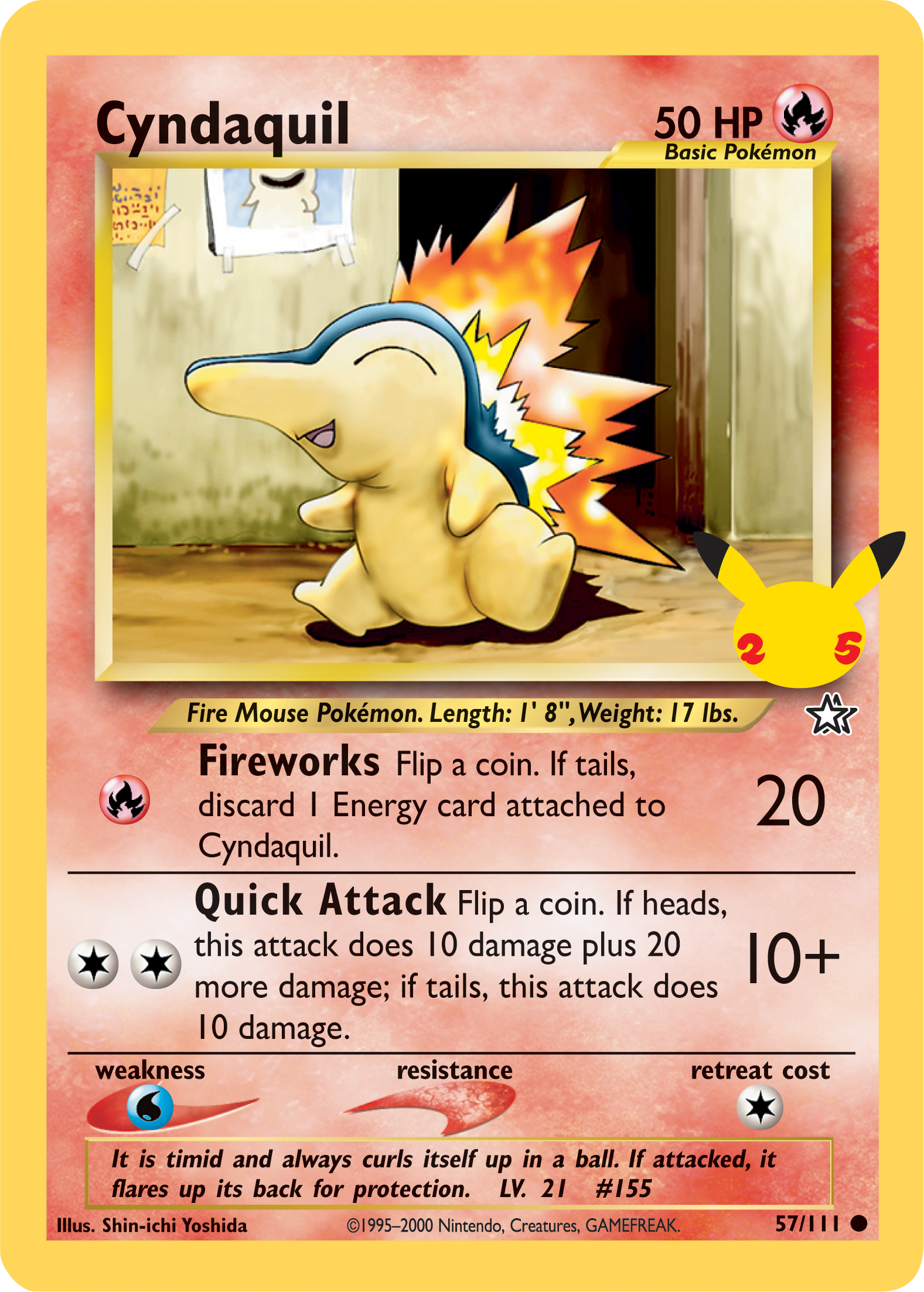 Cyndaquil (57/111) [First Partner Pack] | Amazing Games TCG