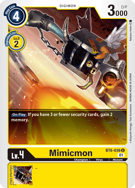 Mimicmon [BT6-036] [Double Diamond] | Amazing Games TCG