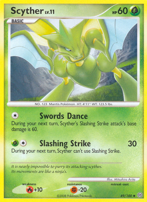 Scyther (49/100) [Diamond & Pearl: Stormfront] | Amazing Games TCG