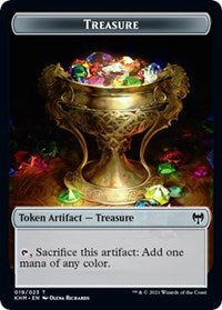 Treasure // Replicated Ring Double-sided Token [Kaldheim Tokens] | Amazing Games TCG