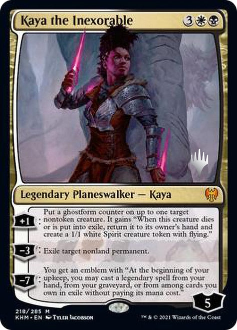 Kaya the Inexorable [Kaldheim Promo Pack] | Amazing Games TCG