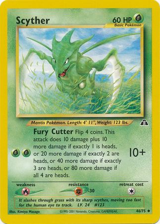 Scyther (46/75) [Neo Discovery Unlimited] | Amazing Games TCG