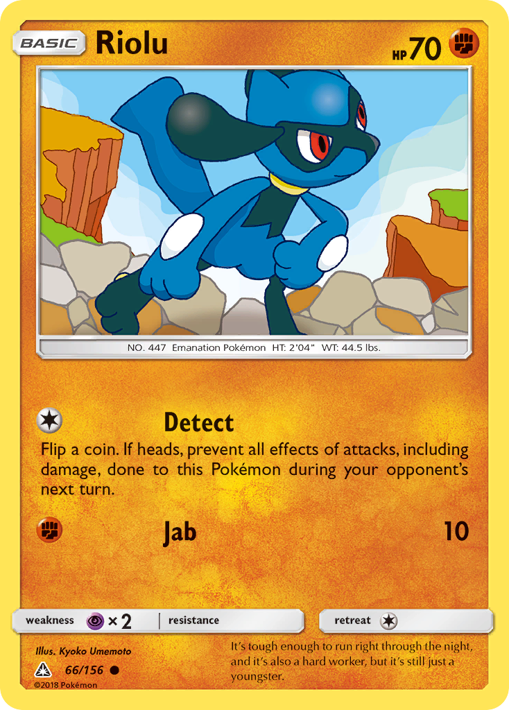 Riolu (66/156) [Sun & Moon: Ultra Prism] | Amazing Games TCG