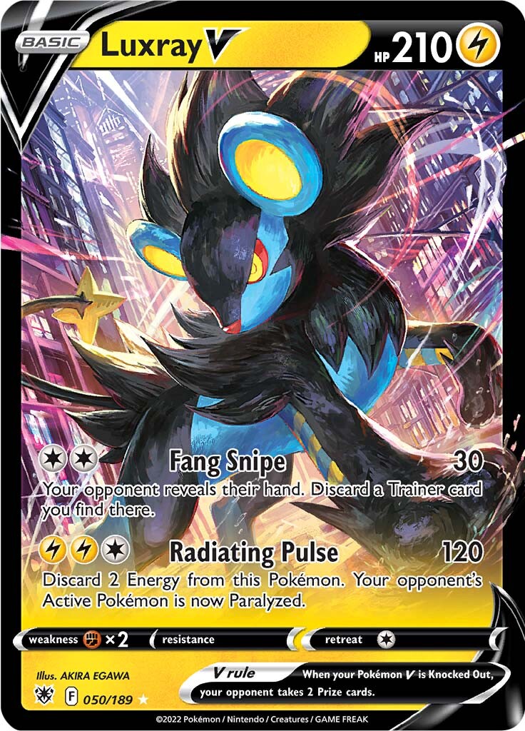 Luxray V (050/189) [Sword & Shield: Astral Radiance] | Amazing Games TCG