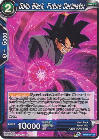 Goku Black, Future Decimator (BT10-051) [Rise of the Unison Warrior] | Amazing Games TCG