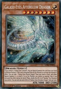 Galaxy-Eyes Afterglow Dragon [LDS2-EN052] Secret Rare | Amazing Games TCG