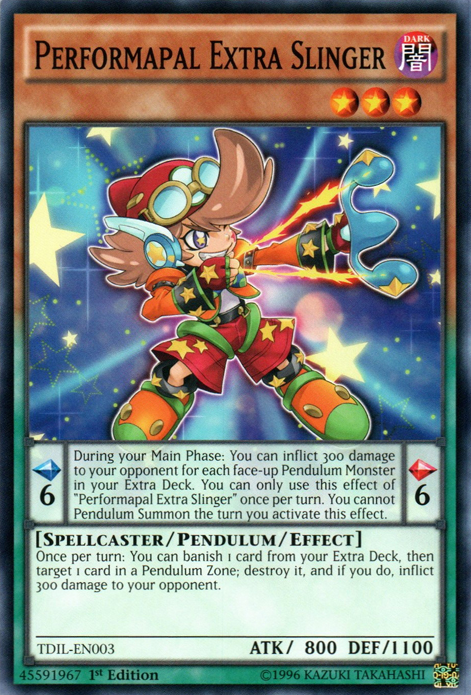 Performapal Extra Slinger [TDIL-EN003] Common | Amazing Games TCG