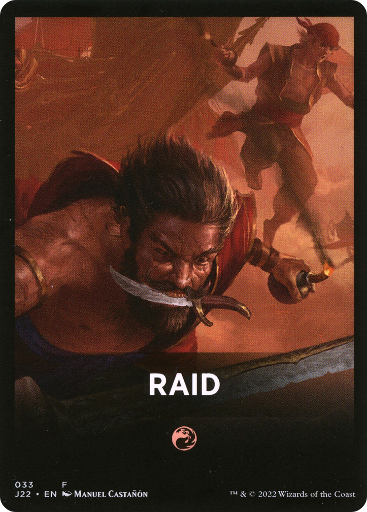 Raid Theme Card [Jumpstart 2022 Front Cards] | Amazing Games TCG