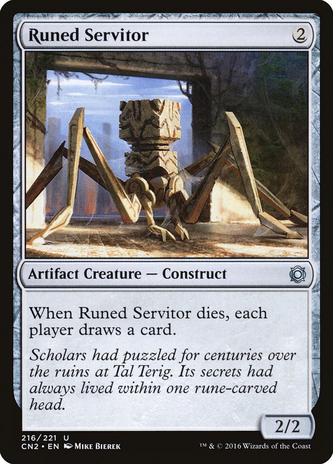 Runed Servitor [Conspiracy: Take the Crown] | Amazing Games TCG