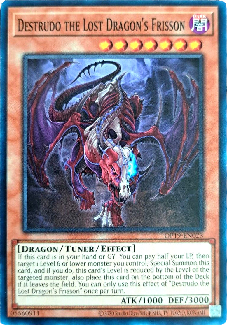 Destrudo the Lost Dragon's Frisson [OP19-EN023] Common | Amazing Games TCG