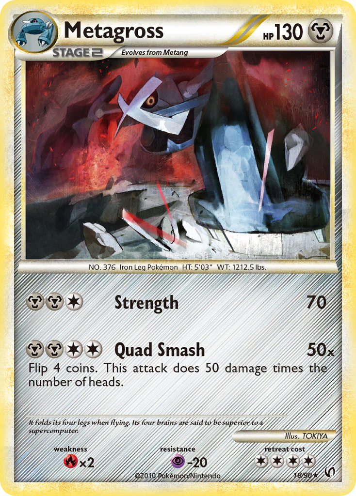 Metagross (18/90) [HeartGold & SoulSilver: Undaunted] | Amazing Games TCG