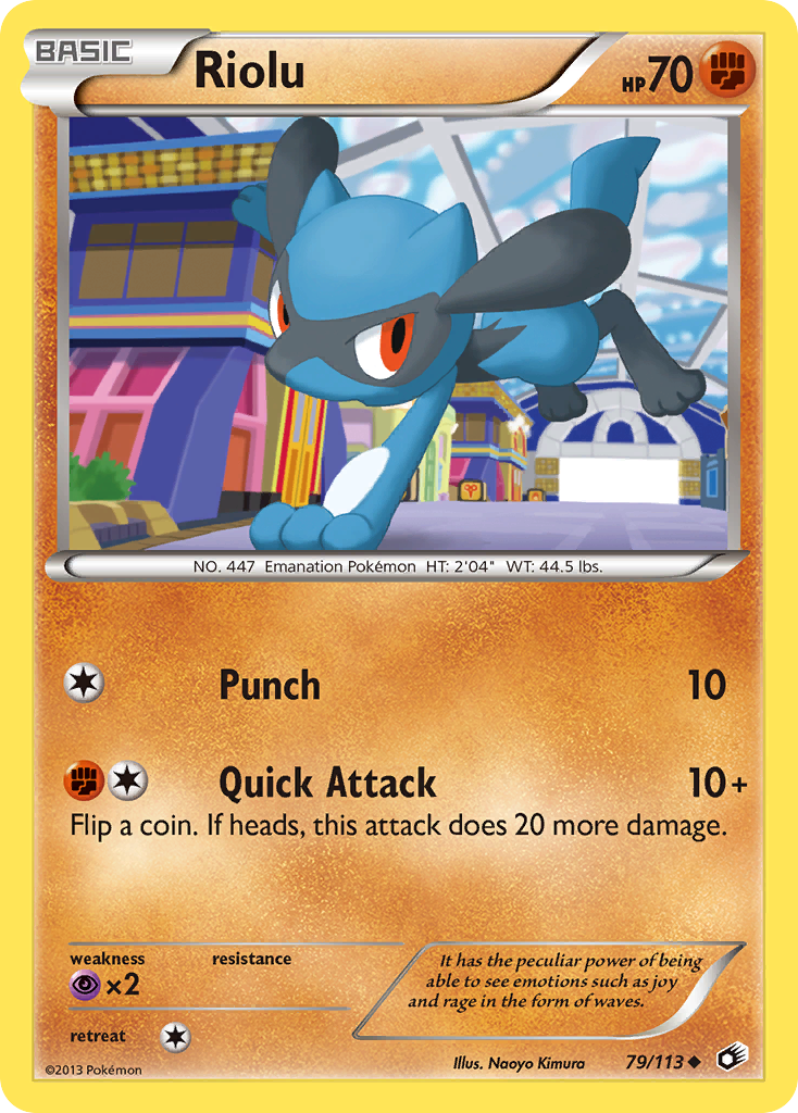 Riolu (79/113) [Black & White: Legendary Treasures] | Amazing Games TCG