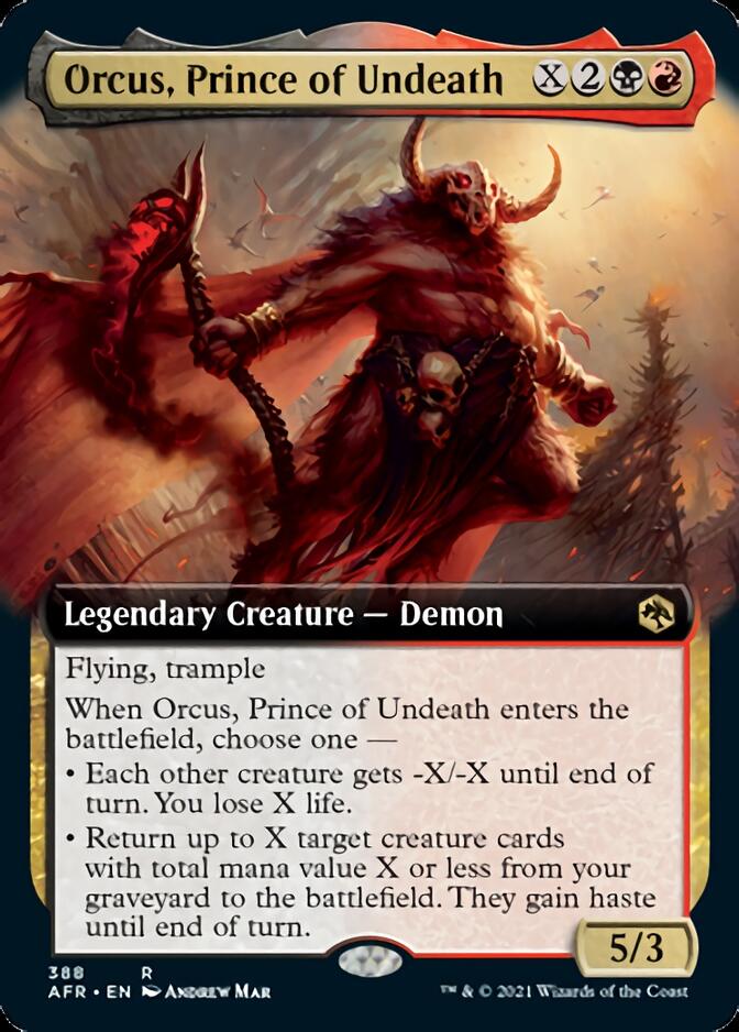 Orcus, Prince of Undeath (Extended) [Dungeons & Dragons: Adventures in the Forgotten Realms] | Amazing Games TCG