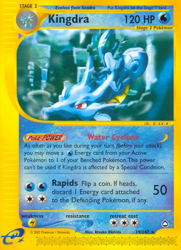 Kingdra (19/147) [Aquapolis] | Amazing Games TCG