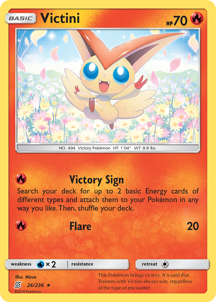 Victini (26/236) [Sun & Moon: Unified Minds] | Amazing Games TCG