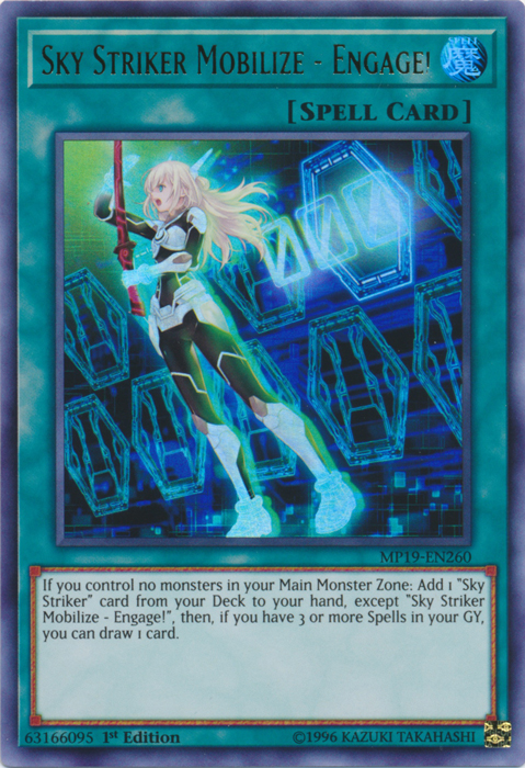 Sky Striker Mobilize - Engage! [MP19-EN260] Ultra Rare | Amazing Games TCG