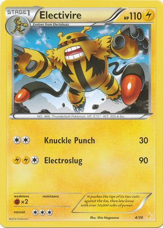 Electivire (4/30) [XY: Trainer Kit 3 - Pikachu Libre] | Amazing Games TCG