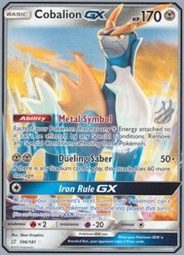 Cobalion GX (106/181) (Perfection - Henry Brand) [World Championships 2019] | Amazing Games TCG