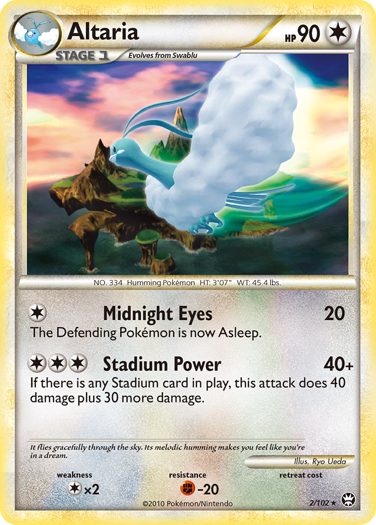 Altaria (2/102) [HeartGold & SoulSilver: Triumphant] | Amazing Games TCG