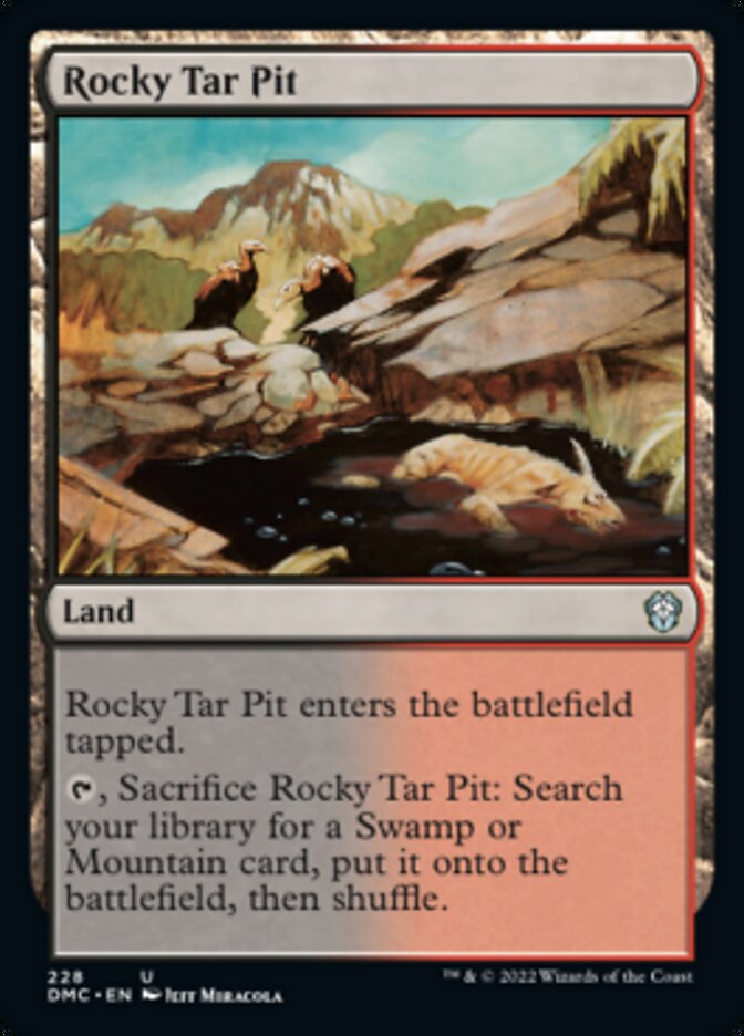 Rocky Tar Pit [Dominaria United Commander] | Amazing Games TCG