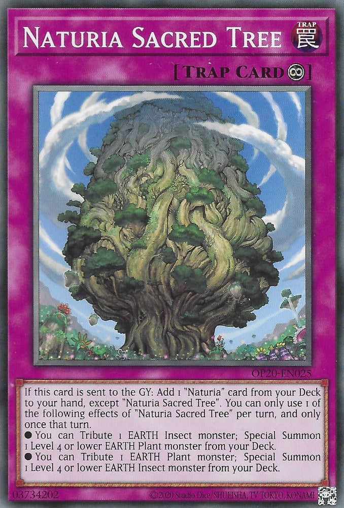 Naturia Sacred Tree [OP20-EN025] Common | Amazing Games TCG