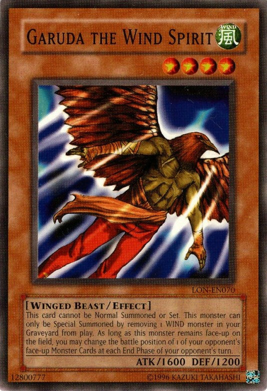 Garuda the Wind Spirit [LON-EN070] Common | Amazing Games TCG