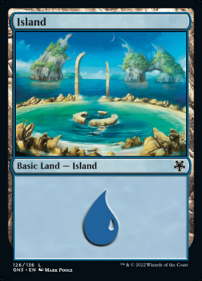 Island (126) [Game Night: Free-for-All] | Amazing Games TCG