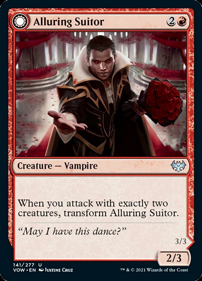 Alluring Suitor // Deadly Dancer [Innistrad: Crimson Vow] | Amazing Games TCG