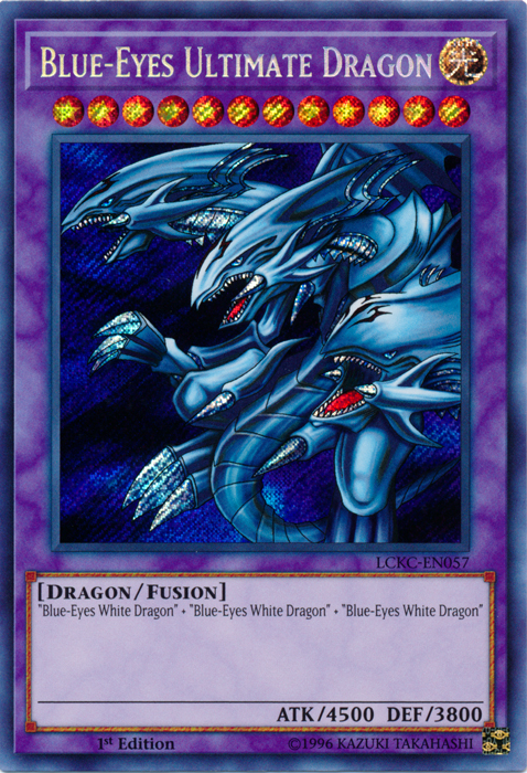 Blue-Eyes Ultimate Dragon [LCKC-EN057] Secret Rare | Amazing Games TCG