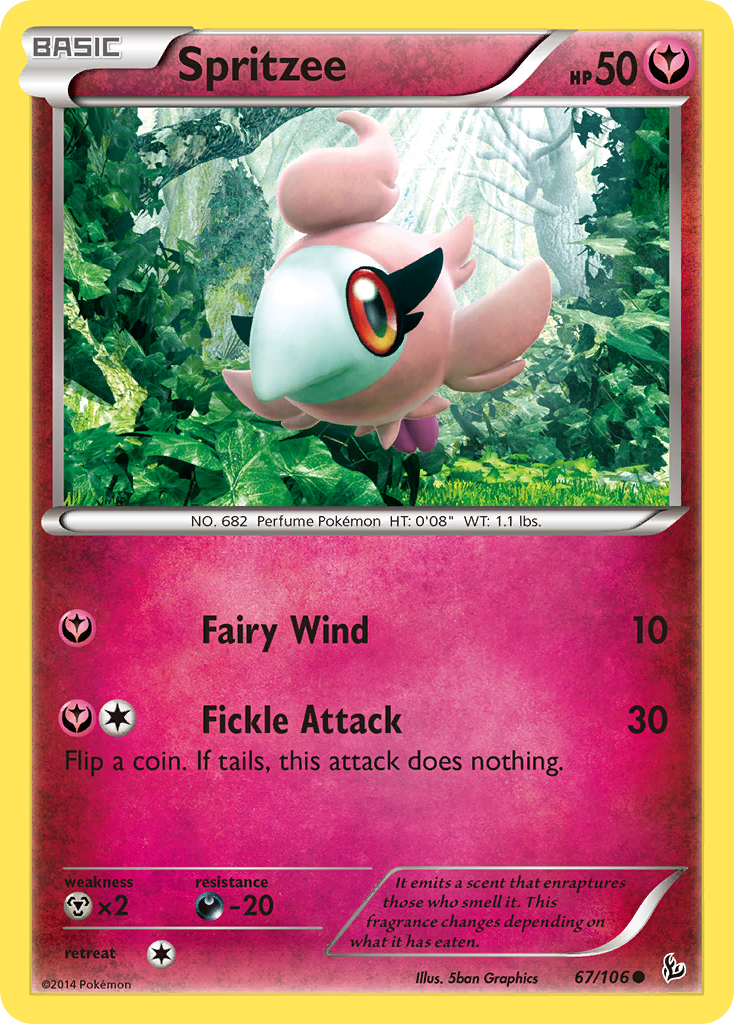 Spritzee (67/106) [XY: Flashfire] | Amazing Games TCG