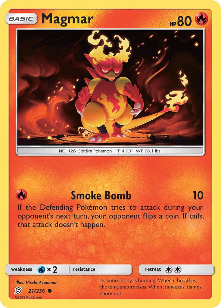 Magmar (21/236) [Sun & Moon: Unified Minds] | Amazing Games TCG