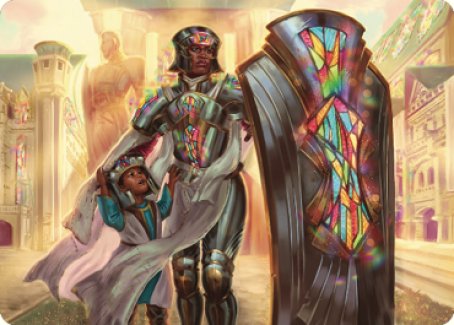 Guardian of New Benalia Art Card [Dominaria United Art Series] | Amazing Games TCG