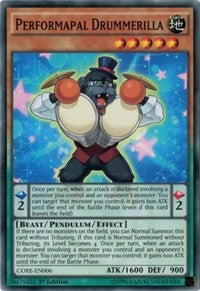 Performapal Drummerilla [Clash of Rebellions] [CORE-EN006] | Amazing Games TCG