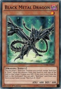 Black Metal Dragon [Clash of Rebellions] [CORE-EN022] | Amazing Games TCG