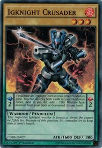 Igknight Crusader [Clash of Rebellions] [CORE-EN027] | Amazing Games TCG