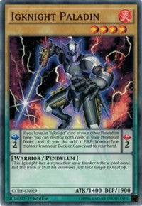 Igknight Paladin [Clash of Rebellions] [CORE-EN029] | Amazing Games TCG