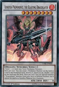 Ignister Prominence, the Blasting Dracoslayer [Clash of Rebellions] [CORE-EN050] | Amazing Games TCG